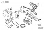 Bosch 0 601 948 655 Gsr 9,6 Ve-2 Cordless Screw Driver 9.6 V / Eu Spare Parts